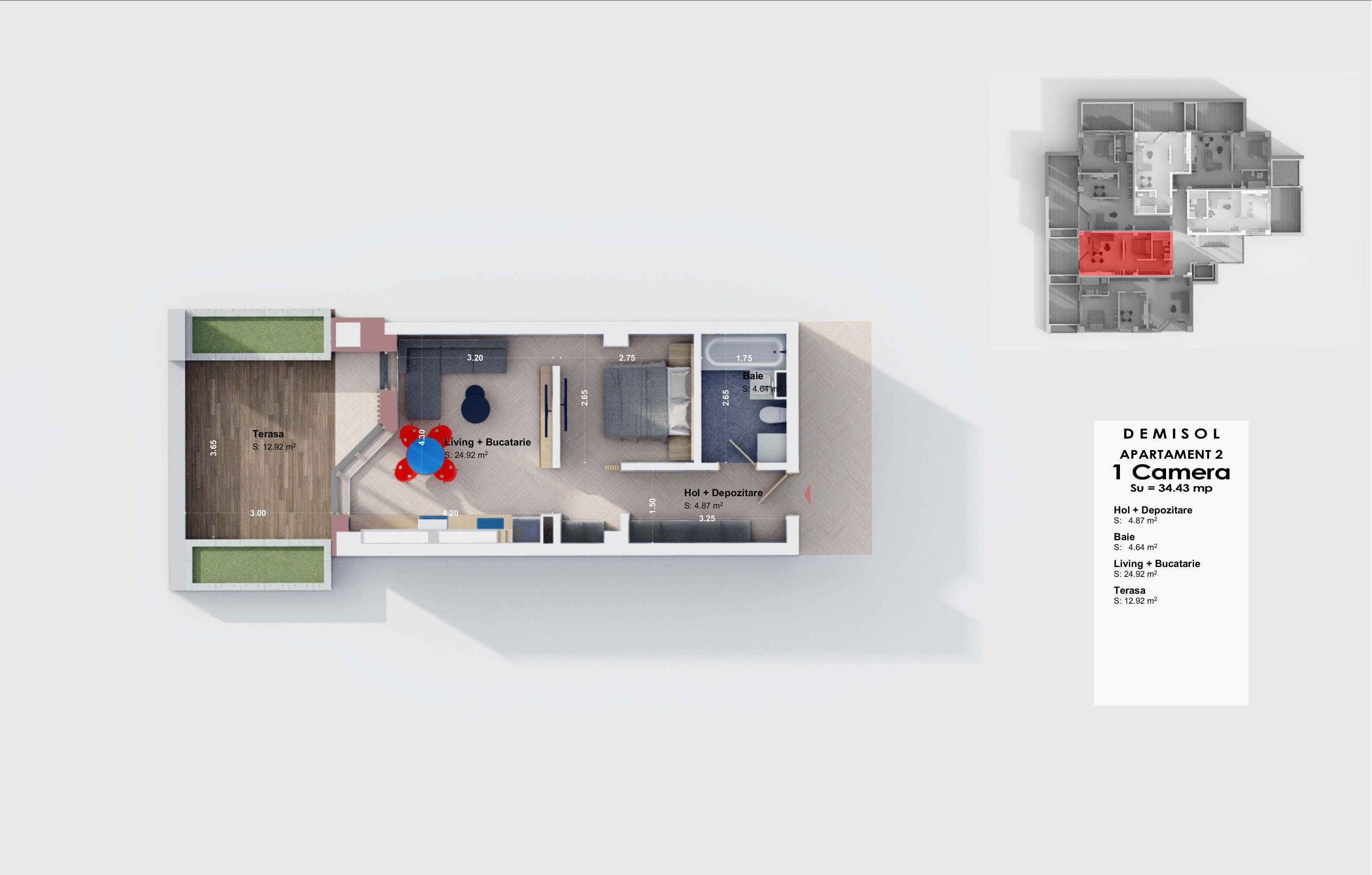 Apartament 2 - Demisol